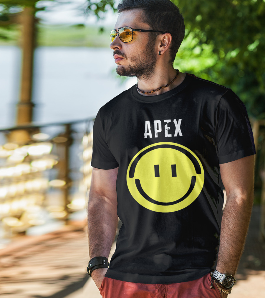 APEX Happy Pathfinder Game Smiley Face T-Shirt