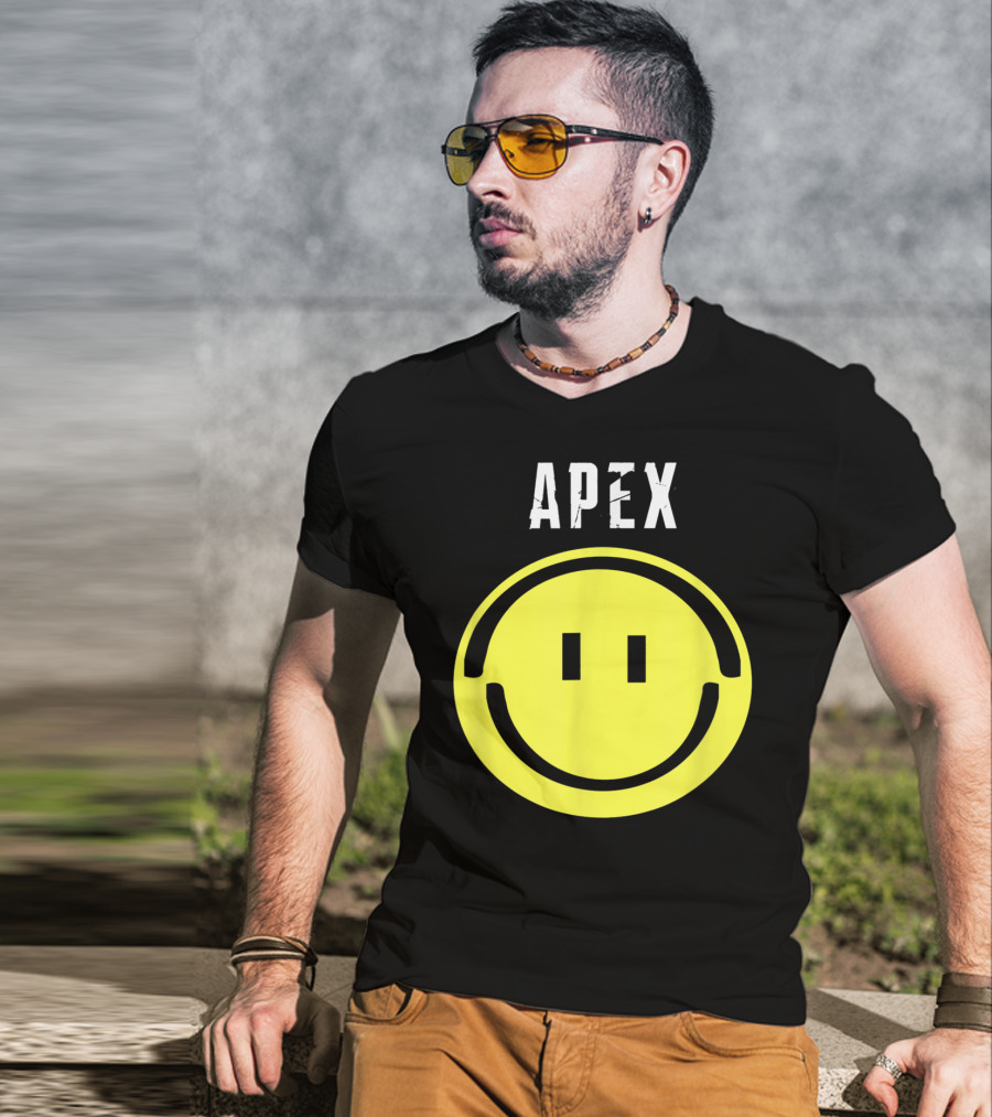 APEX Happy Pathfinder Game Smiley Face T-Shirt