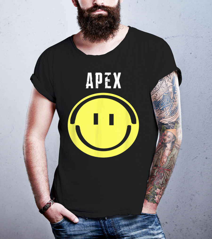 APEX Happy Pathfinder Game Smiley Face T-Shirt