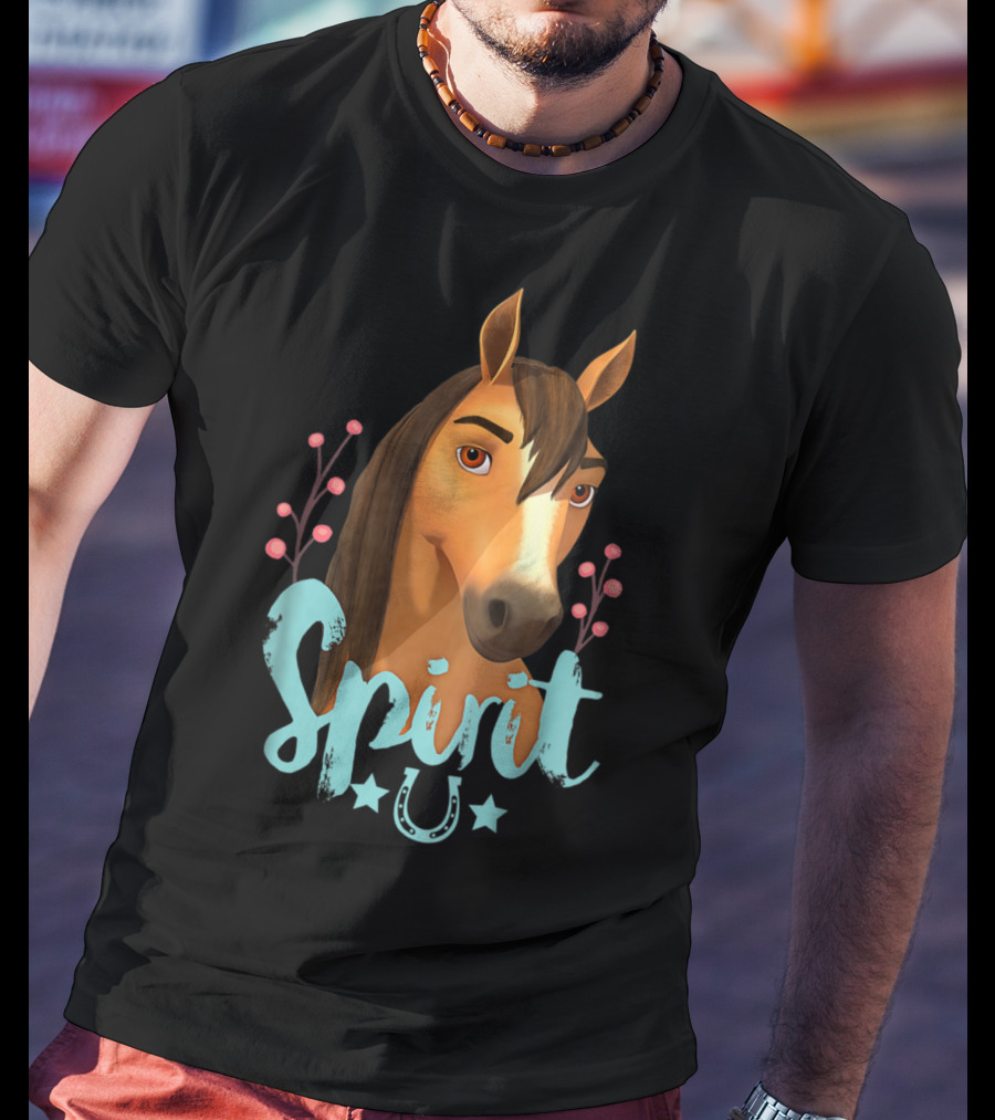 Kids DreamWorks Spirit Riding Free Spirit Horse Character T-Shirt
