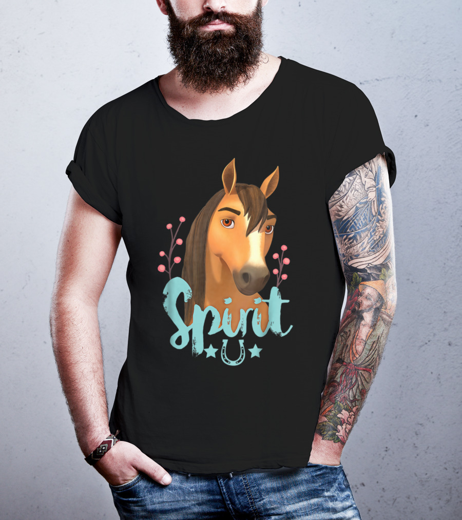 Kids DreamWorks Spirit Riding Free Spirit Horse Character T-Shirt
