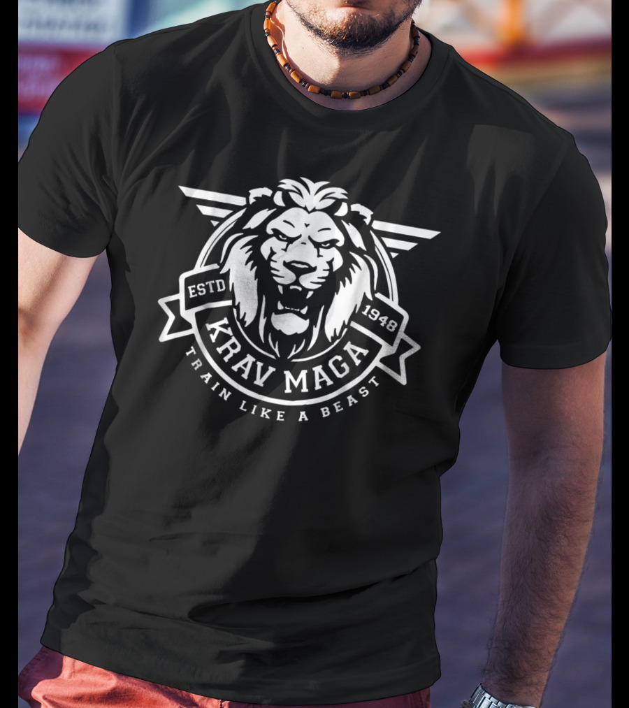 Krav Maga Train Like A Beast Estd 1948 T-Shirt