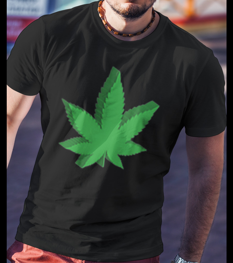 Marijuana Leaf 3D Green T-Shirt