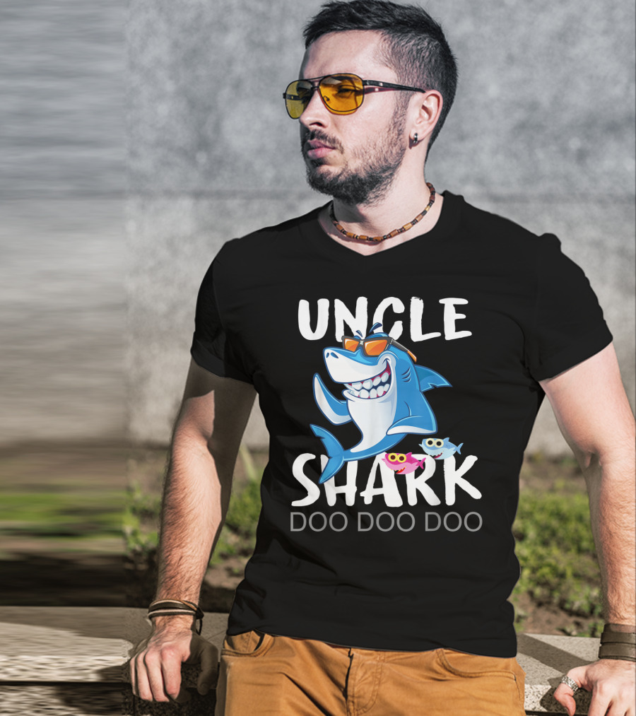UNCLE SHARK DOO DOO DOO From Wife T-Shirt
