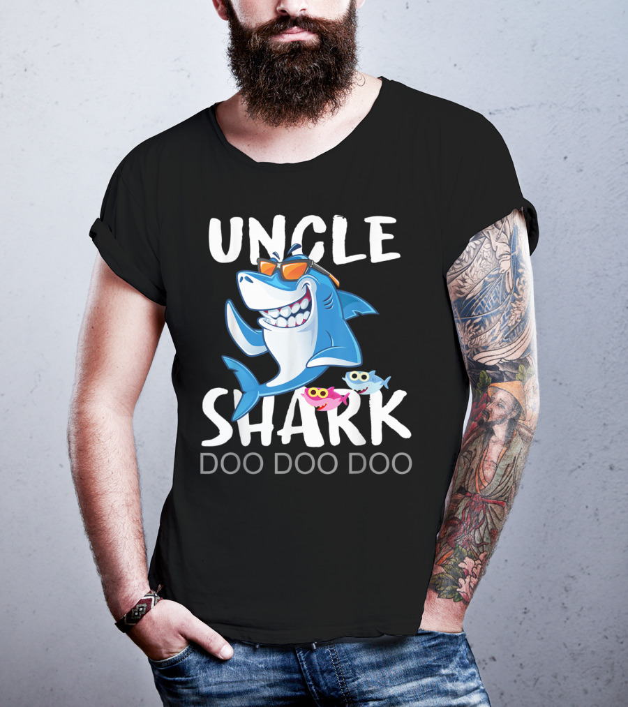 UNCLE SHARK DOO DOO DOO From Wife T-Shirt