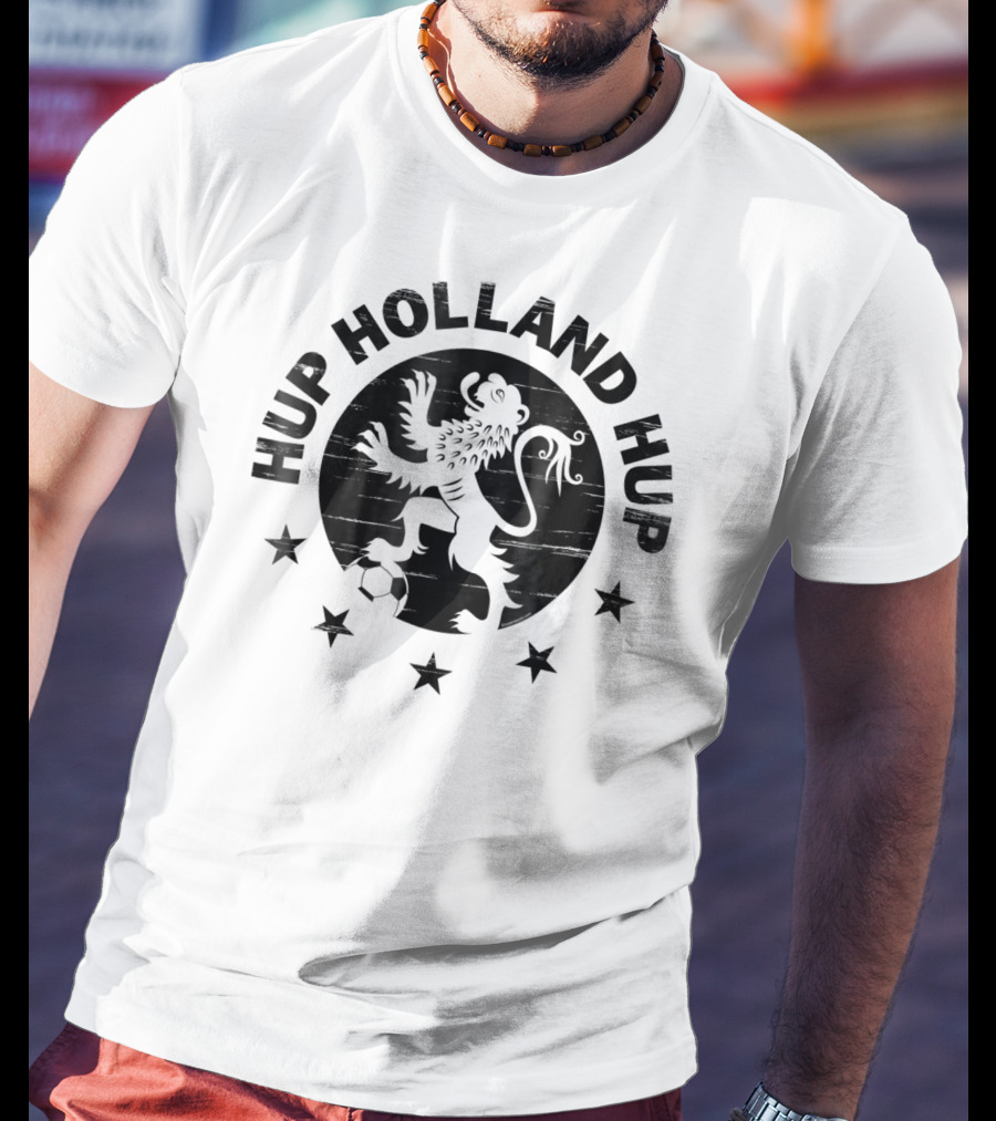 Hup Holland Hup Dutch Soccer Lion Oranje Nederland Voe T-Shirt