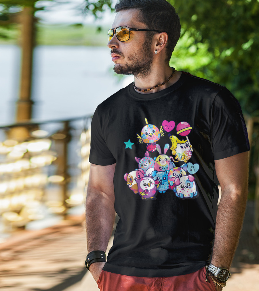 Pikmi Pops Friends So Cute Party With Colorful Characters T-Shirt