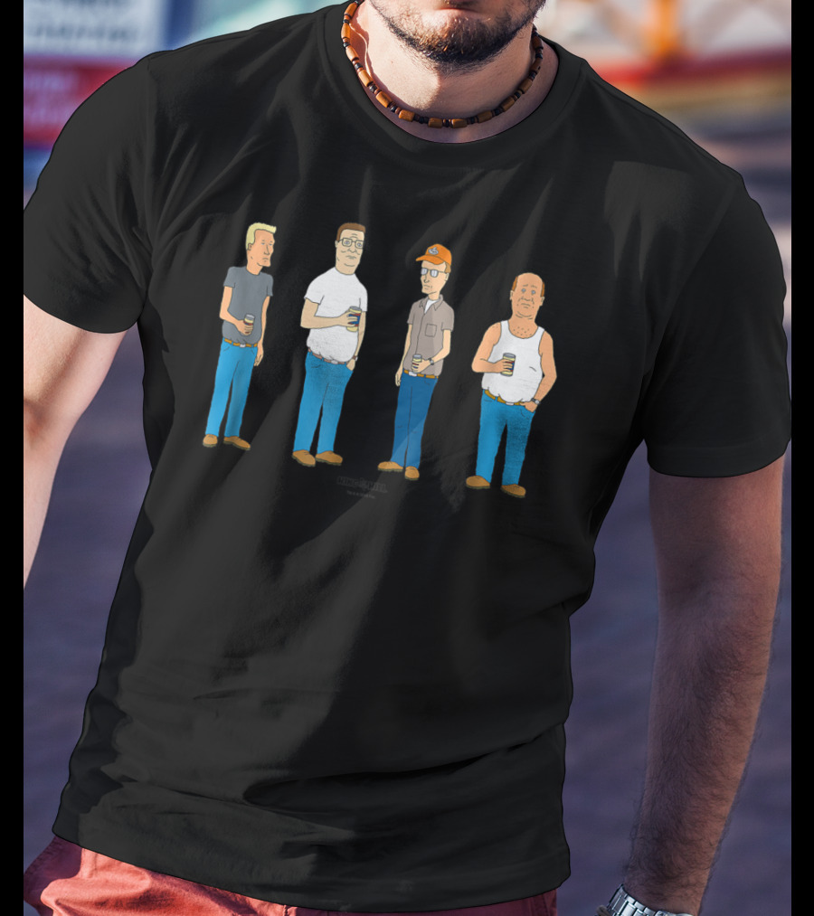 King Of The Hill Yep Hank Dale Boomhauer Bill Characters T-Shirt