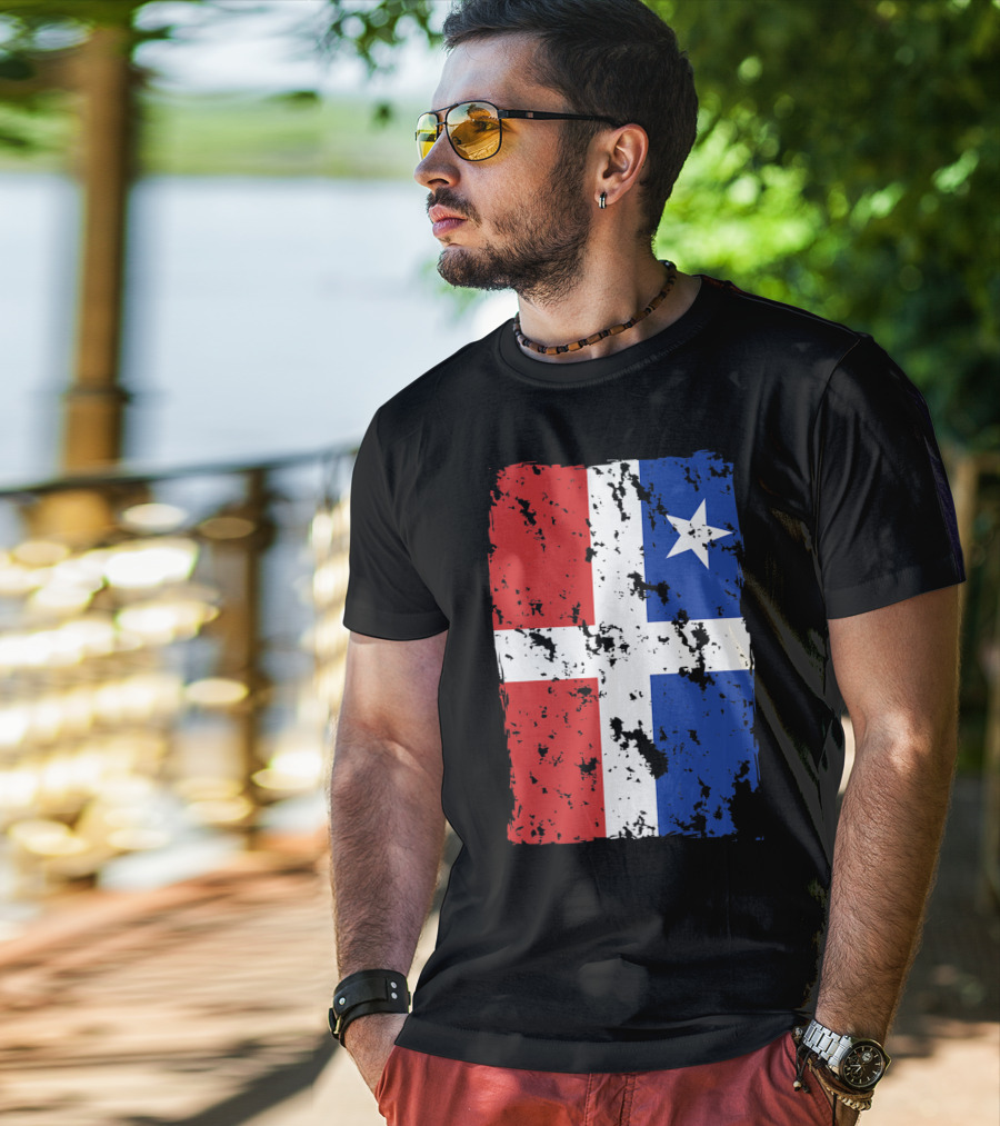 Lares Flag Bandera De Lares Puerto Rico Vintage T-Shirt
