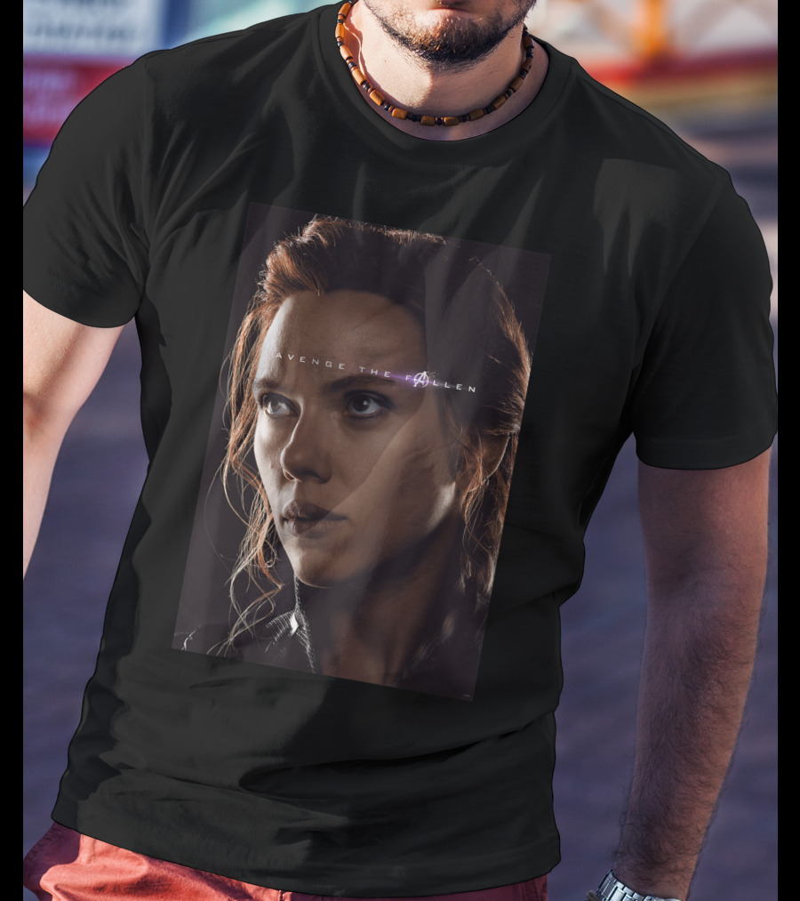 Marvel Avengers Endgame Avenge The Fallen Black Widow T-Shirt