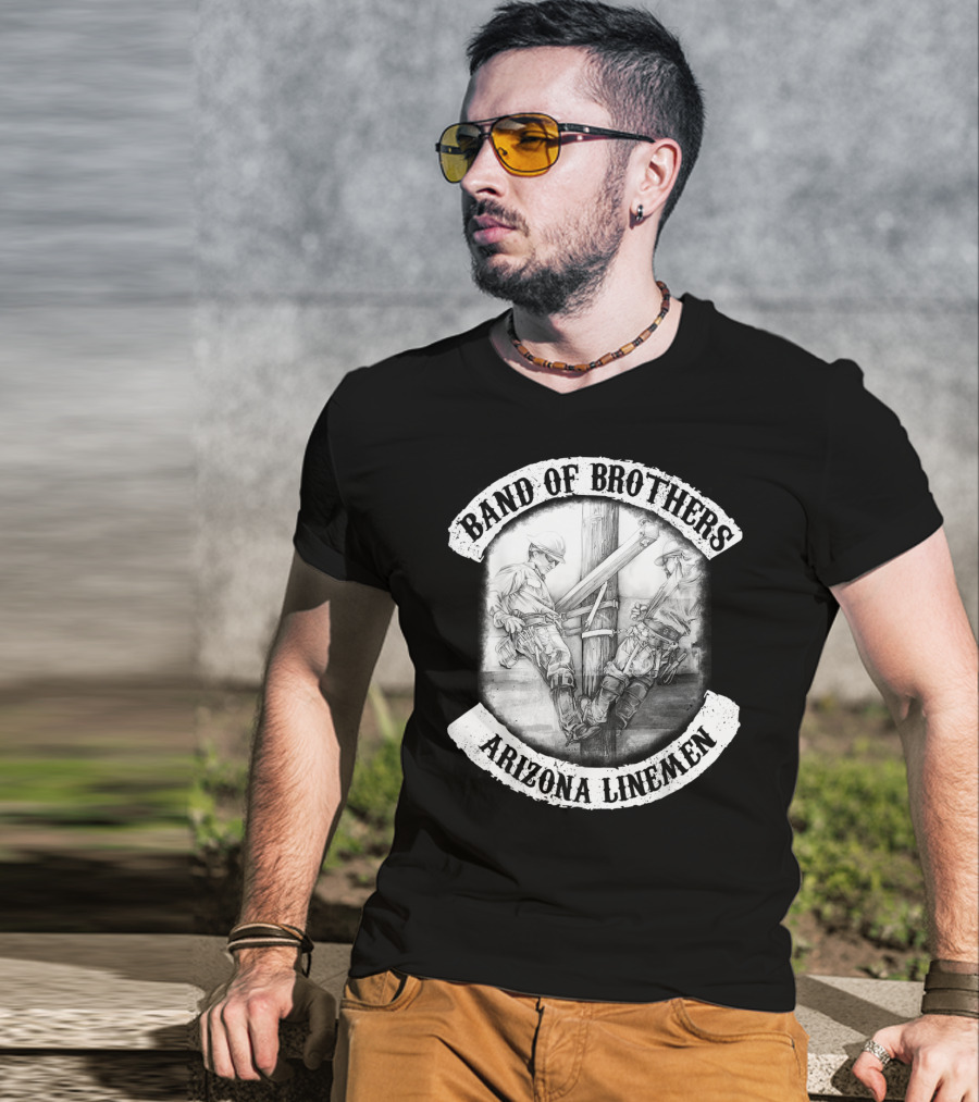 Band Of Brothers Arizona Electrical Linemen T-Shirt