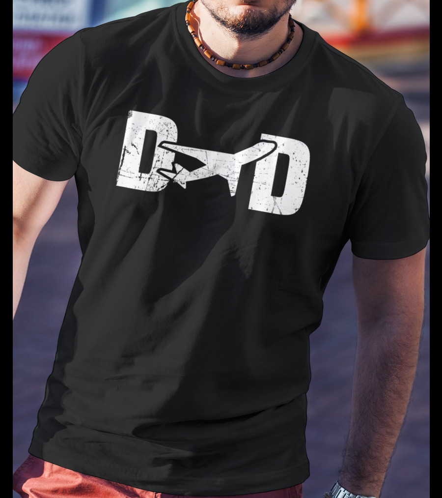 Pilot Dad Airplane Aviation Design For Men T-Shirt