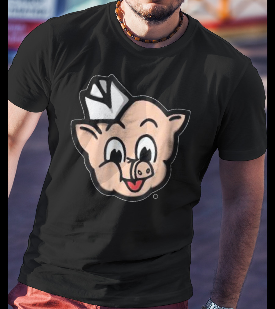Piggly Wiggly Iconic Pig Mascot Retro T-Shirt