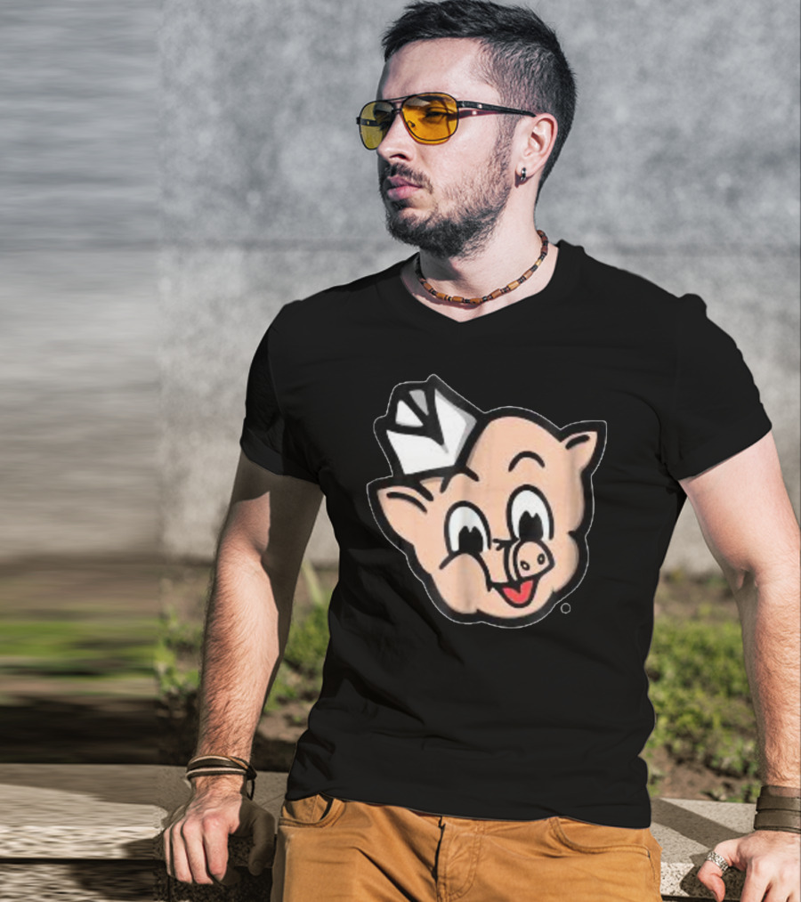 Piggly Wiggly Iconic Pig Mascot Retro T-Shirt
