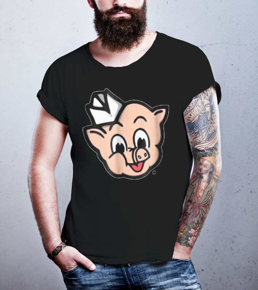 Piggly Wiggly Iconic Pig Mascot Retro T-Shirt