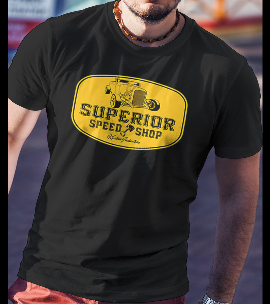 Superior Speed Shop Kustom Industries Retro Hot Rod T-Shirt