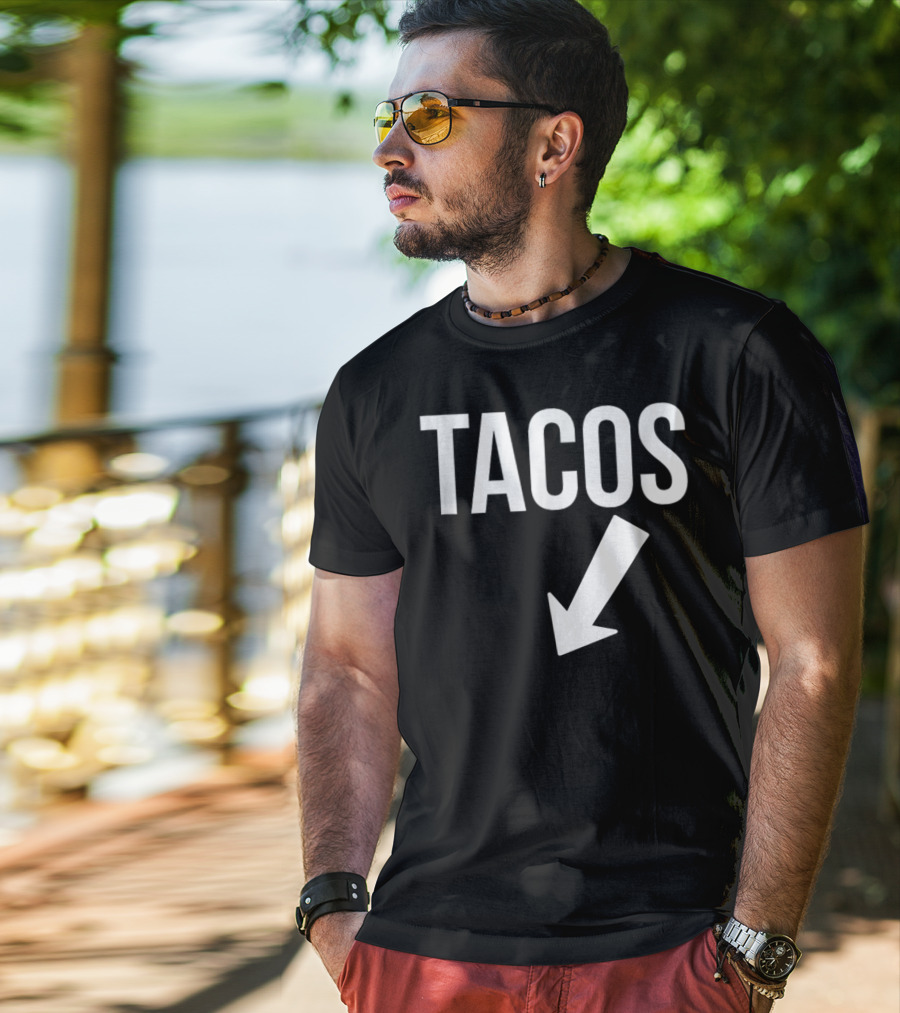 Tacos Arrow Pregnancy Announcement T-Shirt