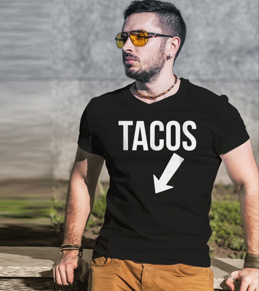Tacos Arrow Pregnancy Announcement T-Shirt