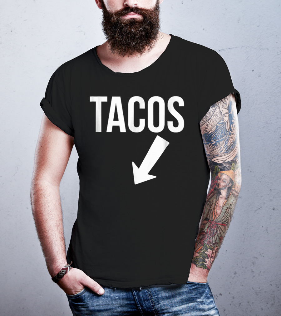 Tacos Arrow Pregnancy Announcement T-Shirt