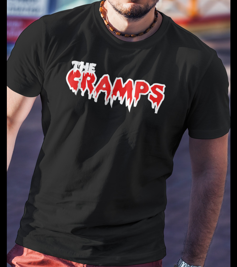 The Cramps Horror Drip Text T-Shirt