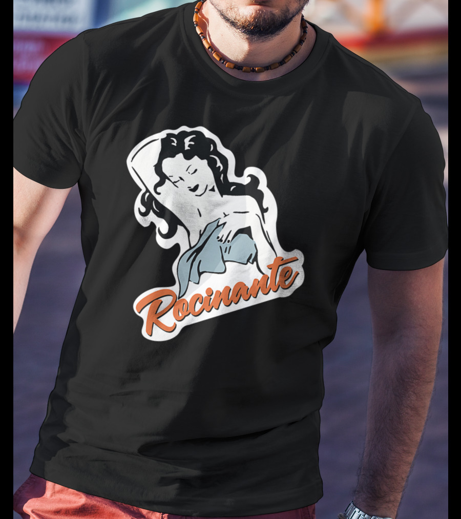 Rocinante Pin-Up Style Logo From The Expanse Series T-Shirt