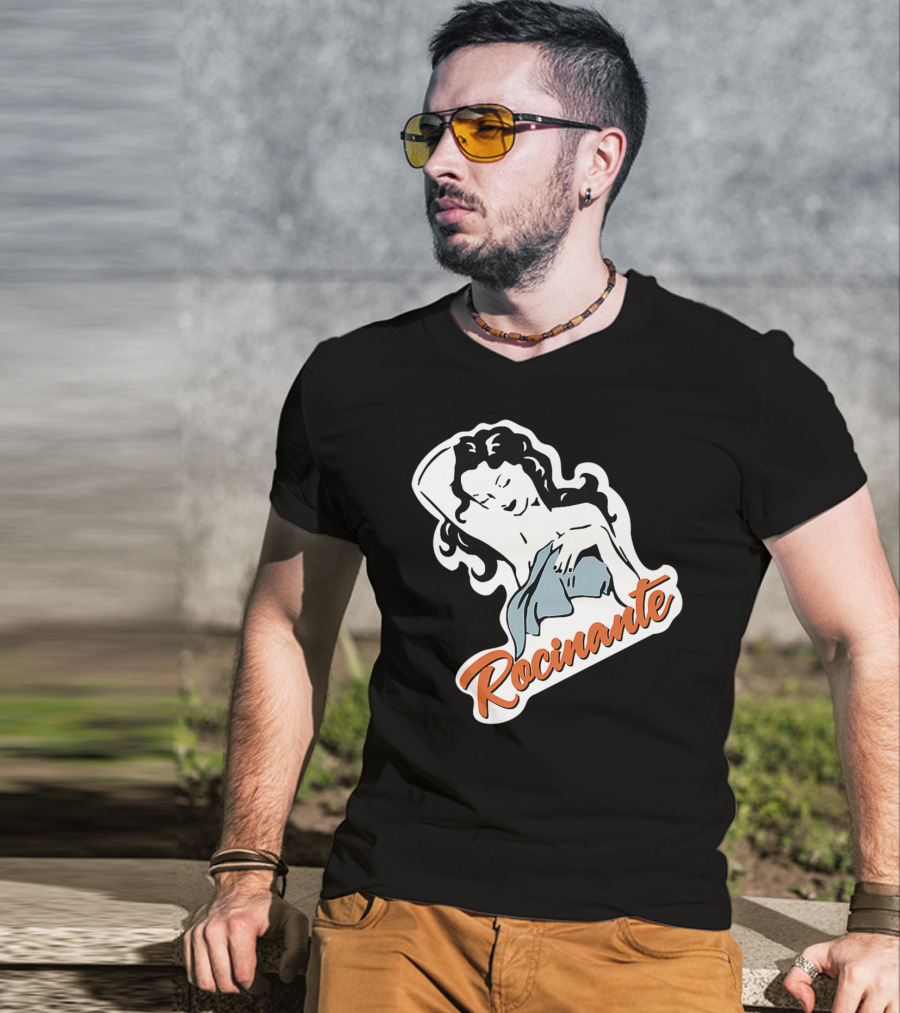 Rocinante Pin-Up Style Logo From The Expanse Series T-Shirt