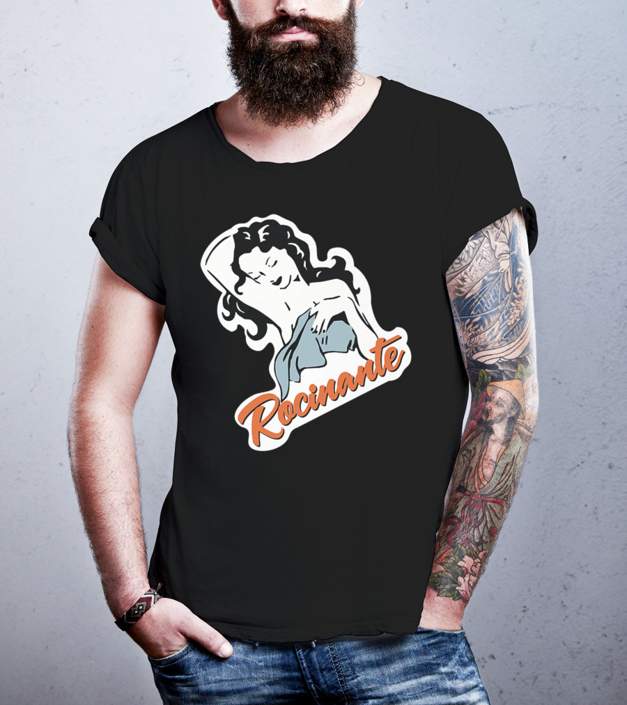 Rocinante Pin-Up Style Logo From The Expanse Series T-Shirt