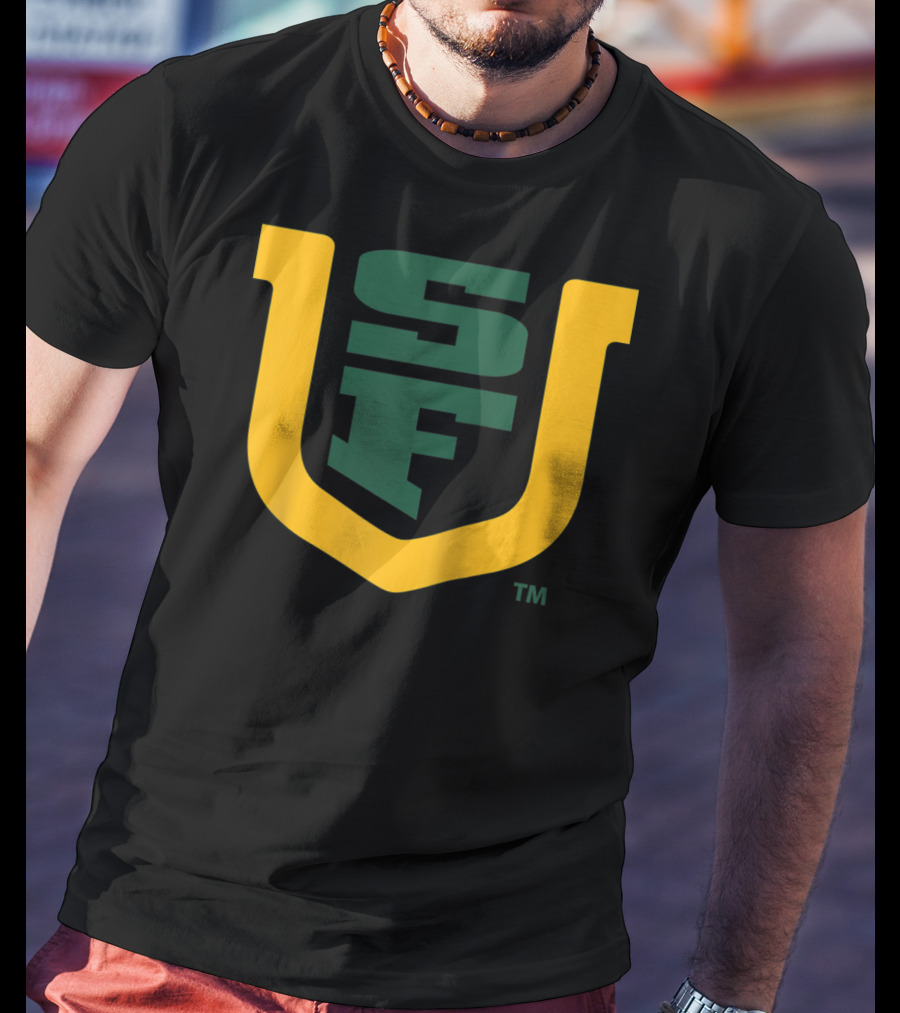 University Of San Francisco Dons NCAA SF Logo PPSNU031 Rag T-Shirt