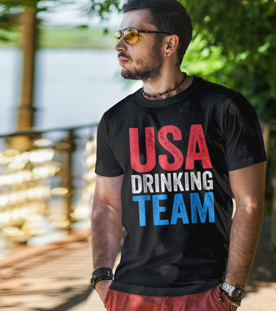 USA Drinking Team Fourth Of July T-Shirt