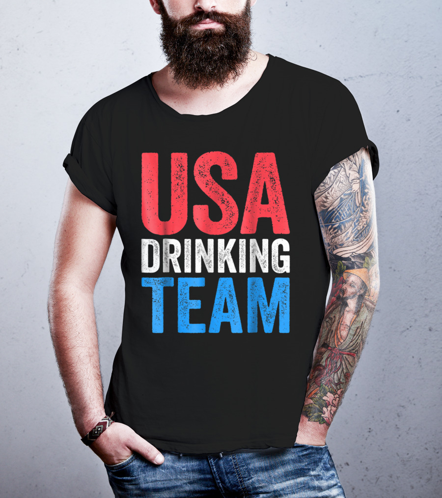 USA Drinking Team Fourth Of July T-Shirt