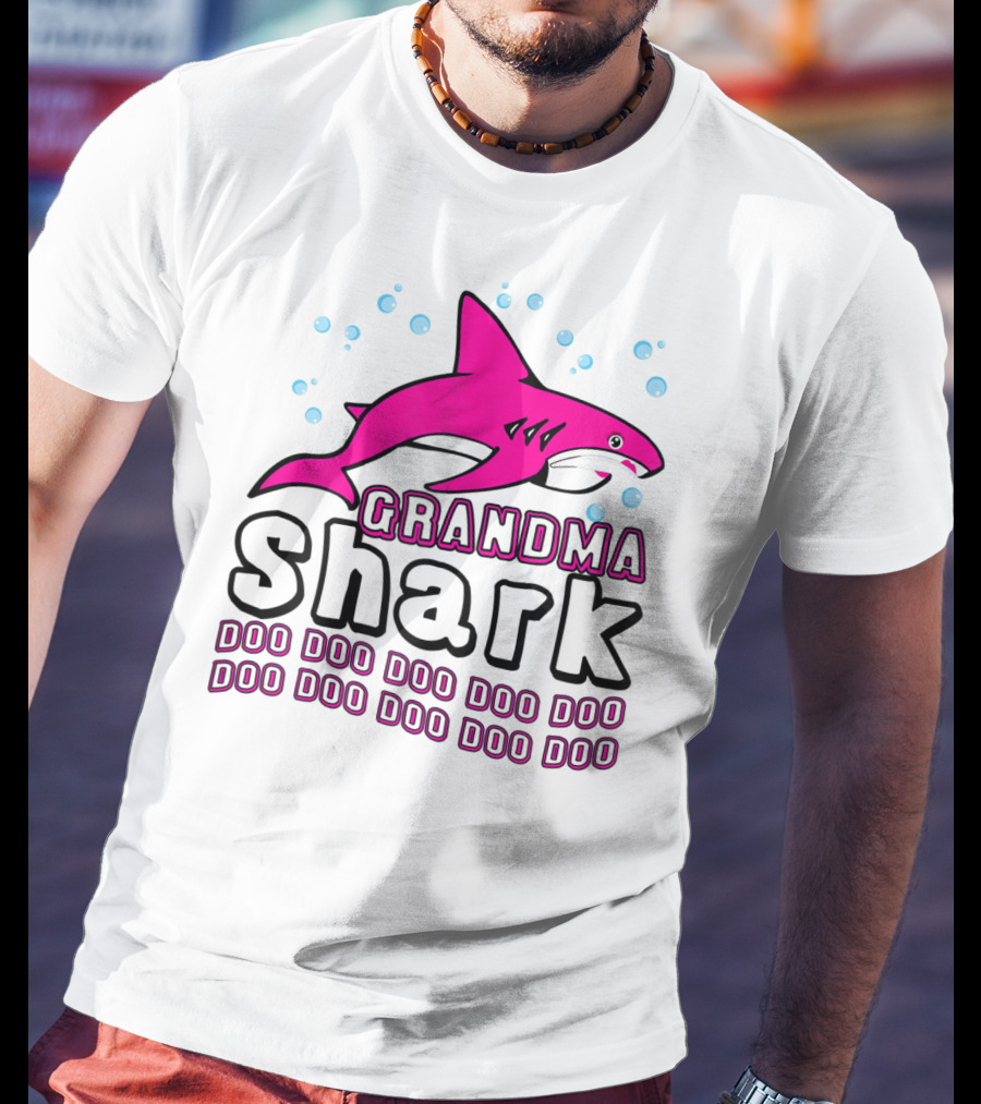 Grandma Shark Doo Doo Doo Doo Doo Doo Doo Doo Doo Doo Doo Doo T-Shirt