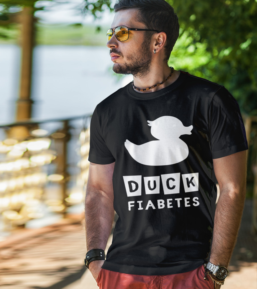 Duck Fiabetes Funny Diabetic Type 1 Diabetes T-Shirt