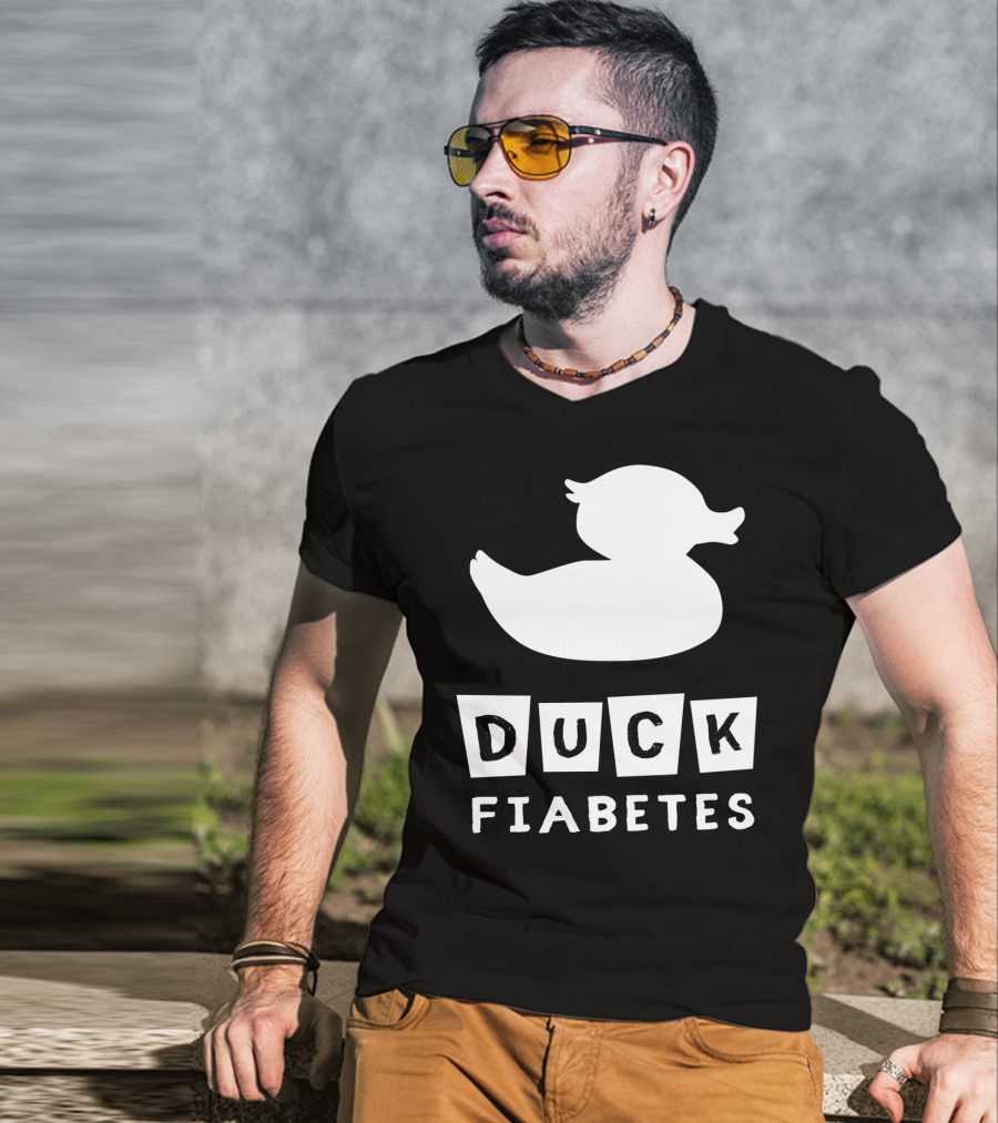 Duck Fiabetes Funny Diabetic Type 1 Diabetes T-Shirt