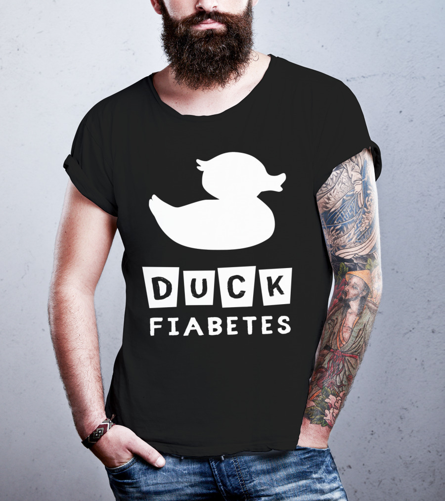 Duck Fiabetes Funny Diabetic Type 1 Diabetes T-Shirt