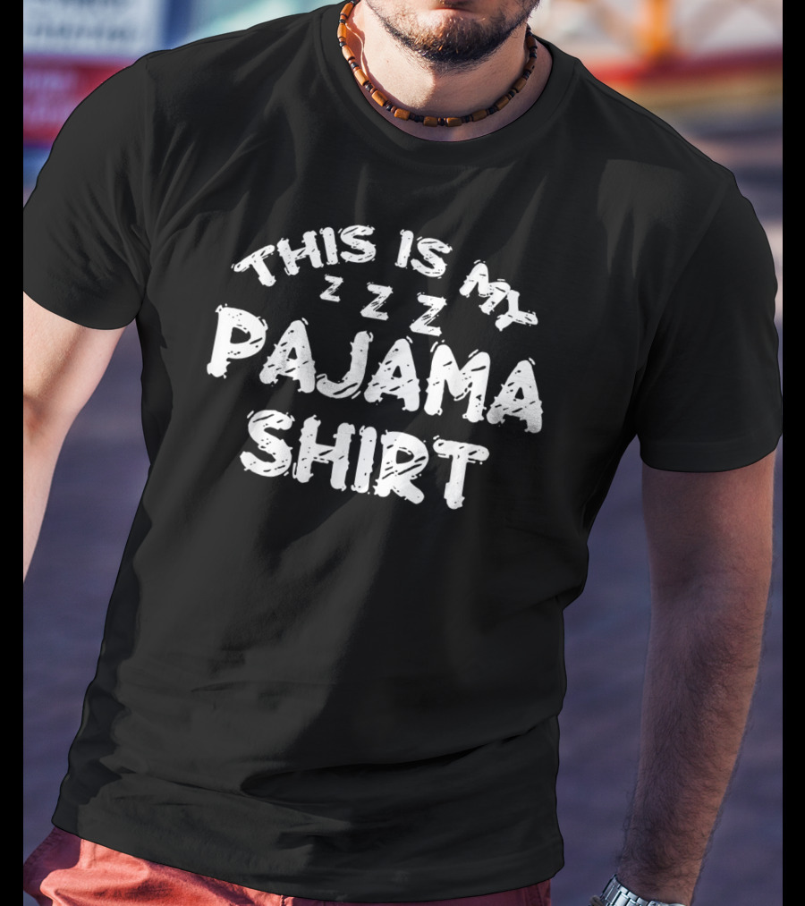 This Is My Pajama Shirt Funny Sleepover ZZZ T-Shirt