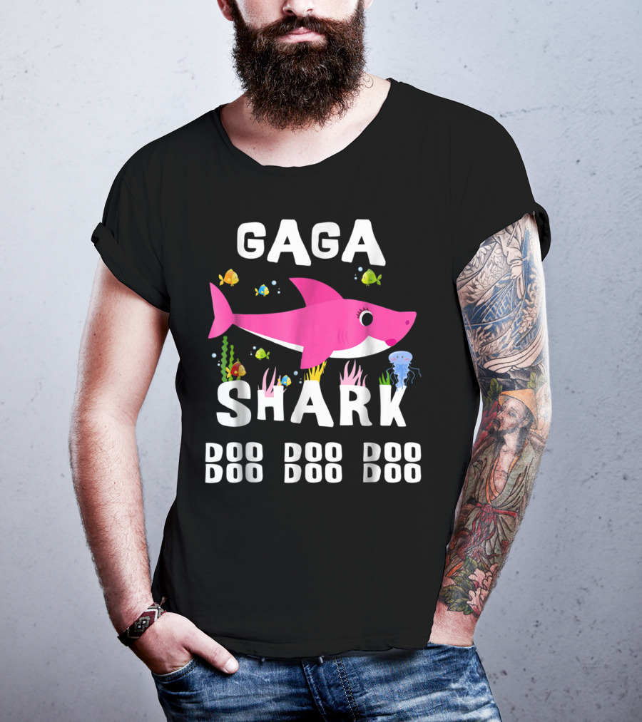 Gaga Shark Doo Doo Doo Mother's Day Chr T-Shirt