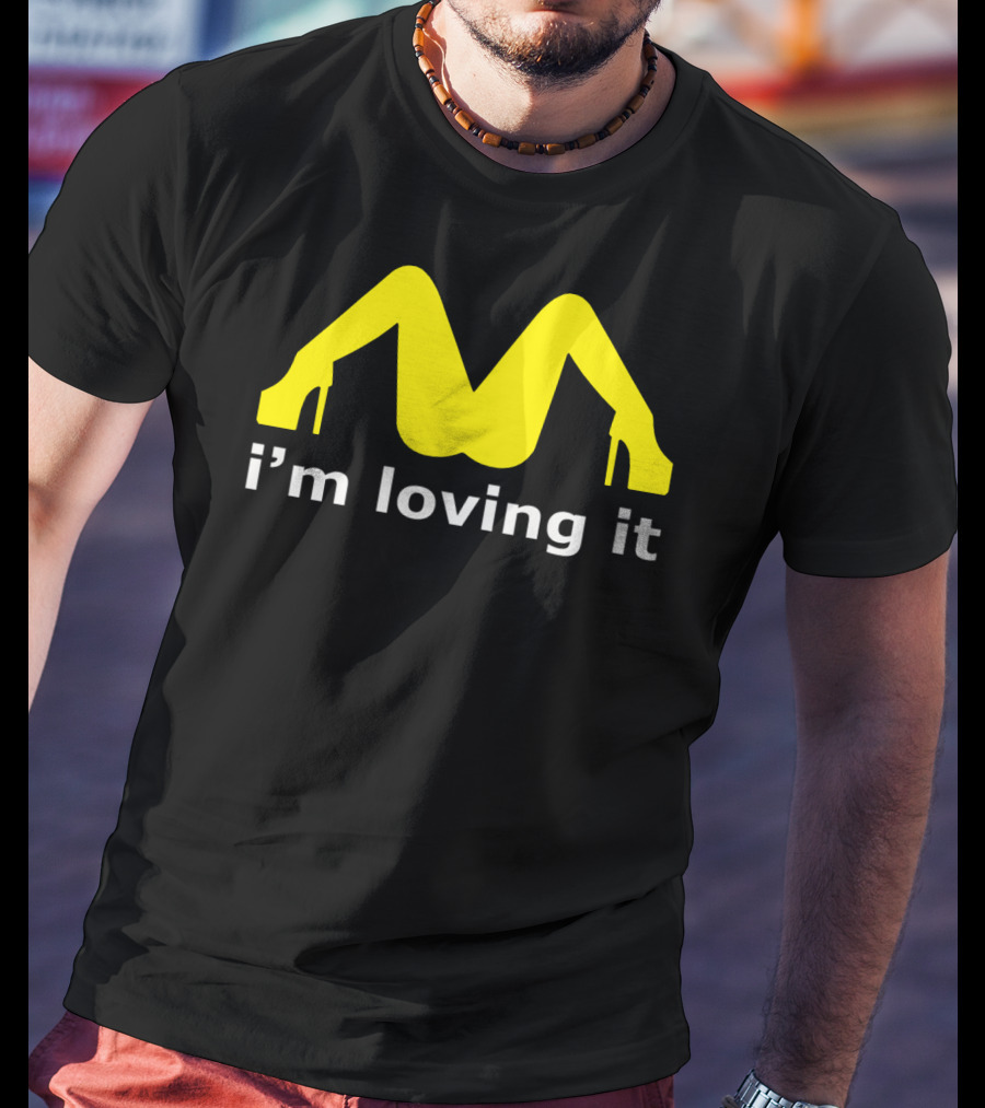 I'm Loving It Yellow High Heels T-Shirt