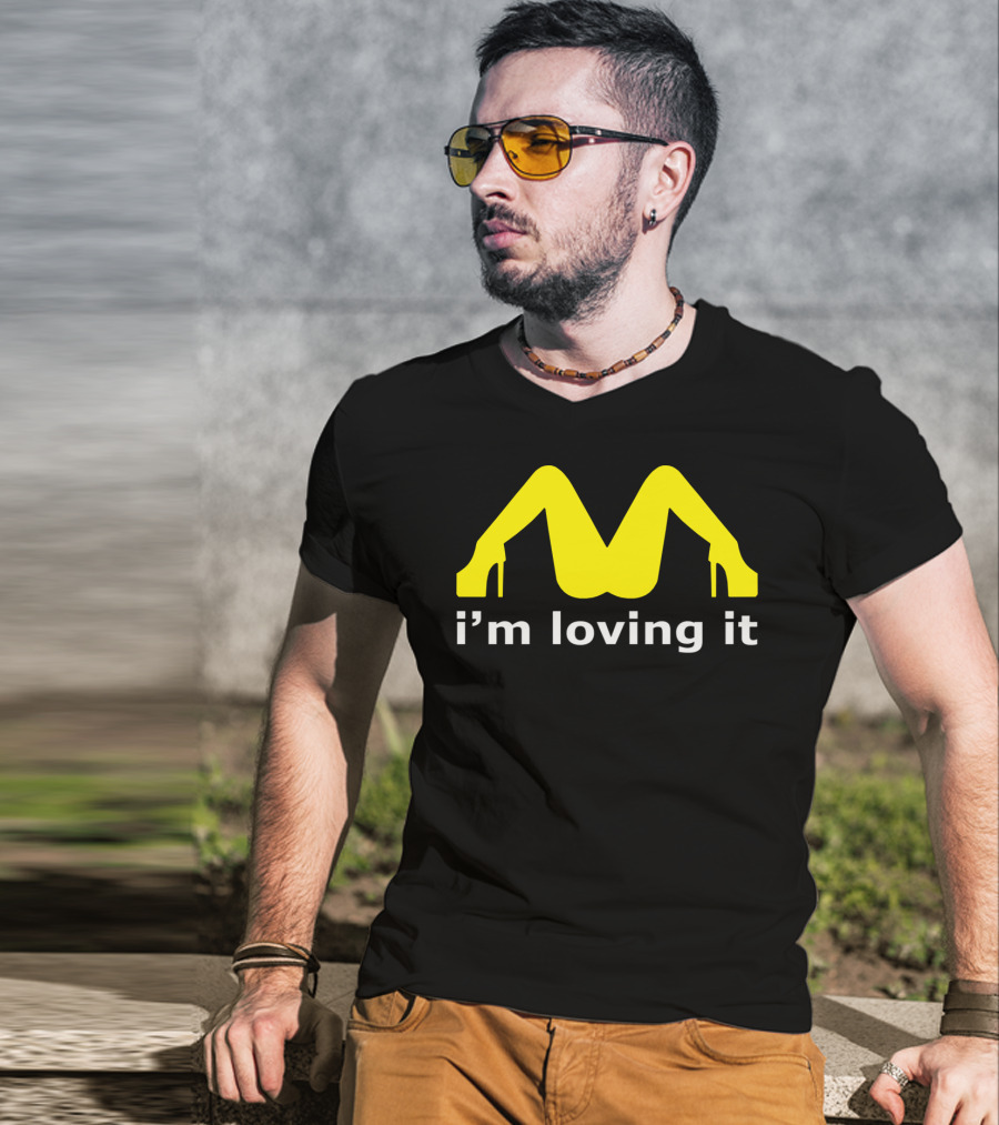 I'm Loving It Yellow High Heels T-Shirt