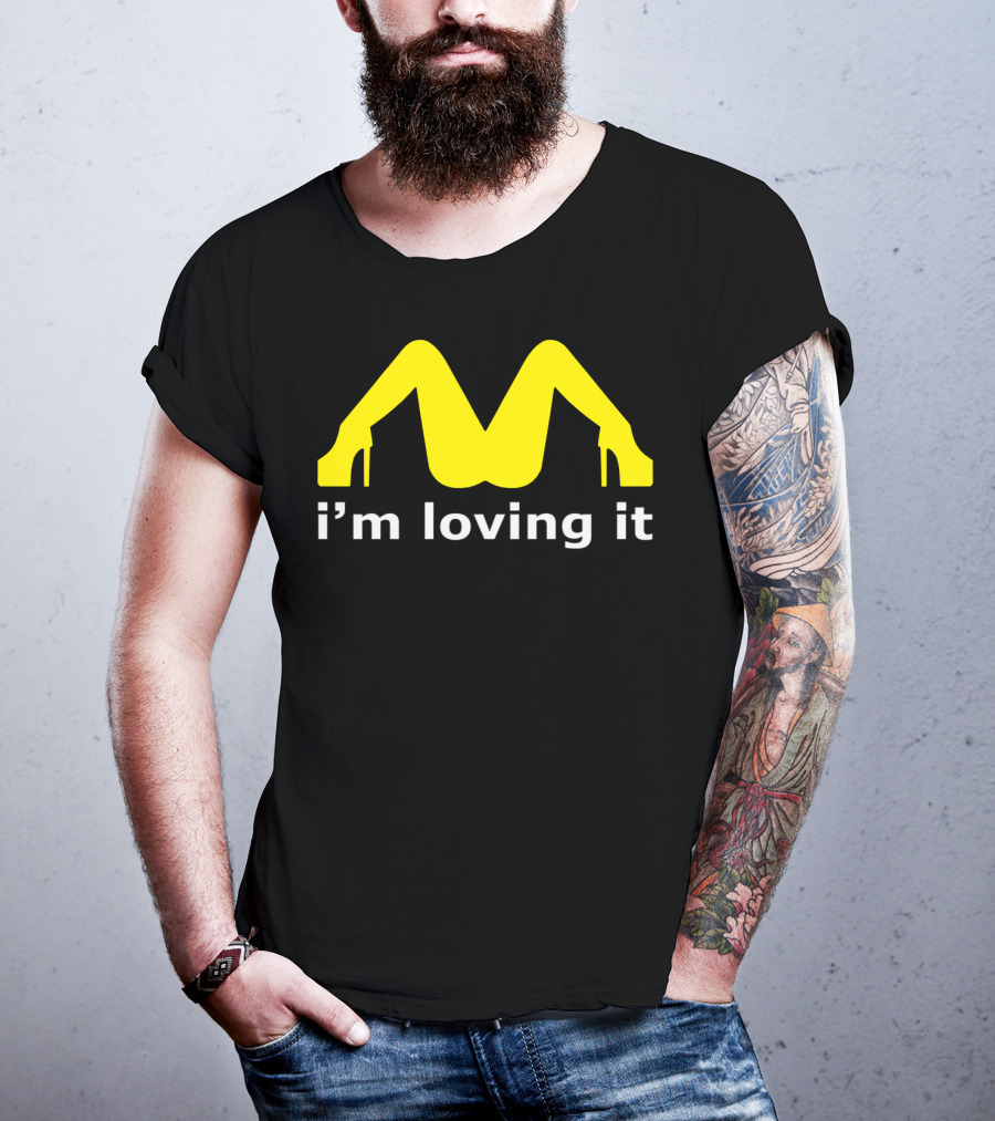 I'm Loving It Yellow High Heels T-Shirt