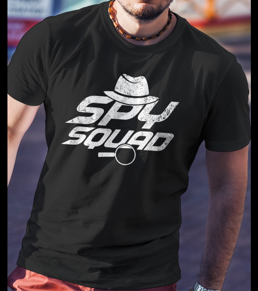 Spy Squad Detective Hat And Magnifying Glass T-Shirt