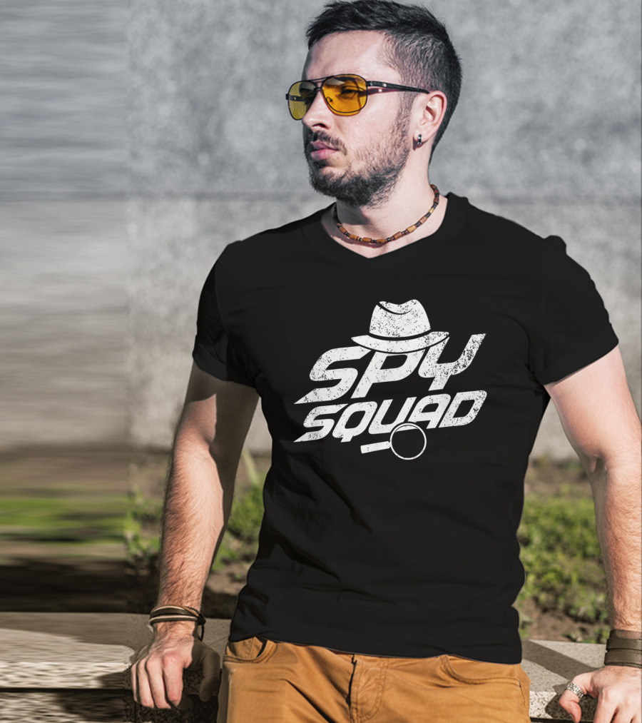Spy Squad Detective Hat And Magnifying Glass T-Shirt