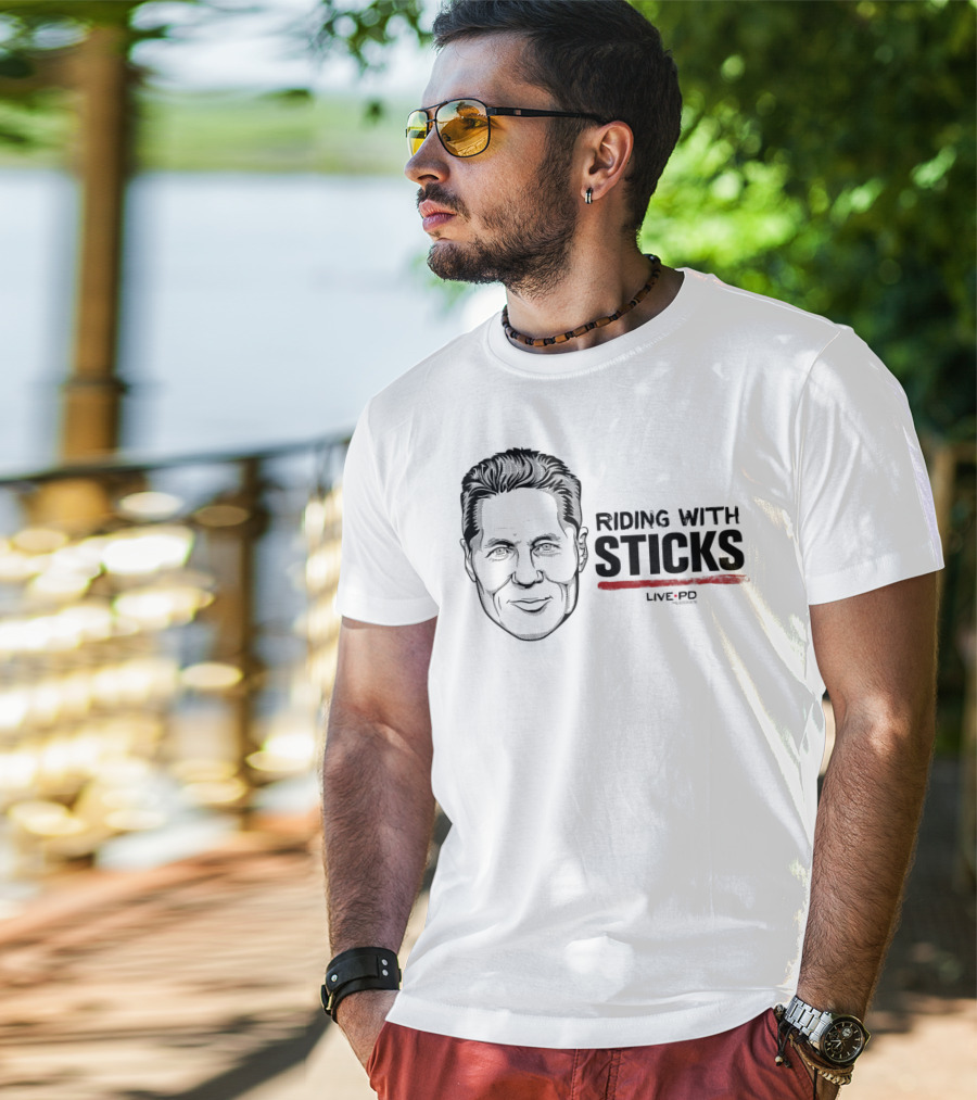 Riding With Sticks Live PD T-Shirt