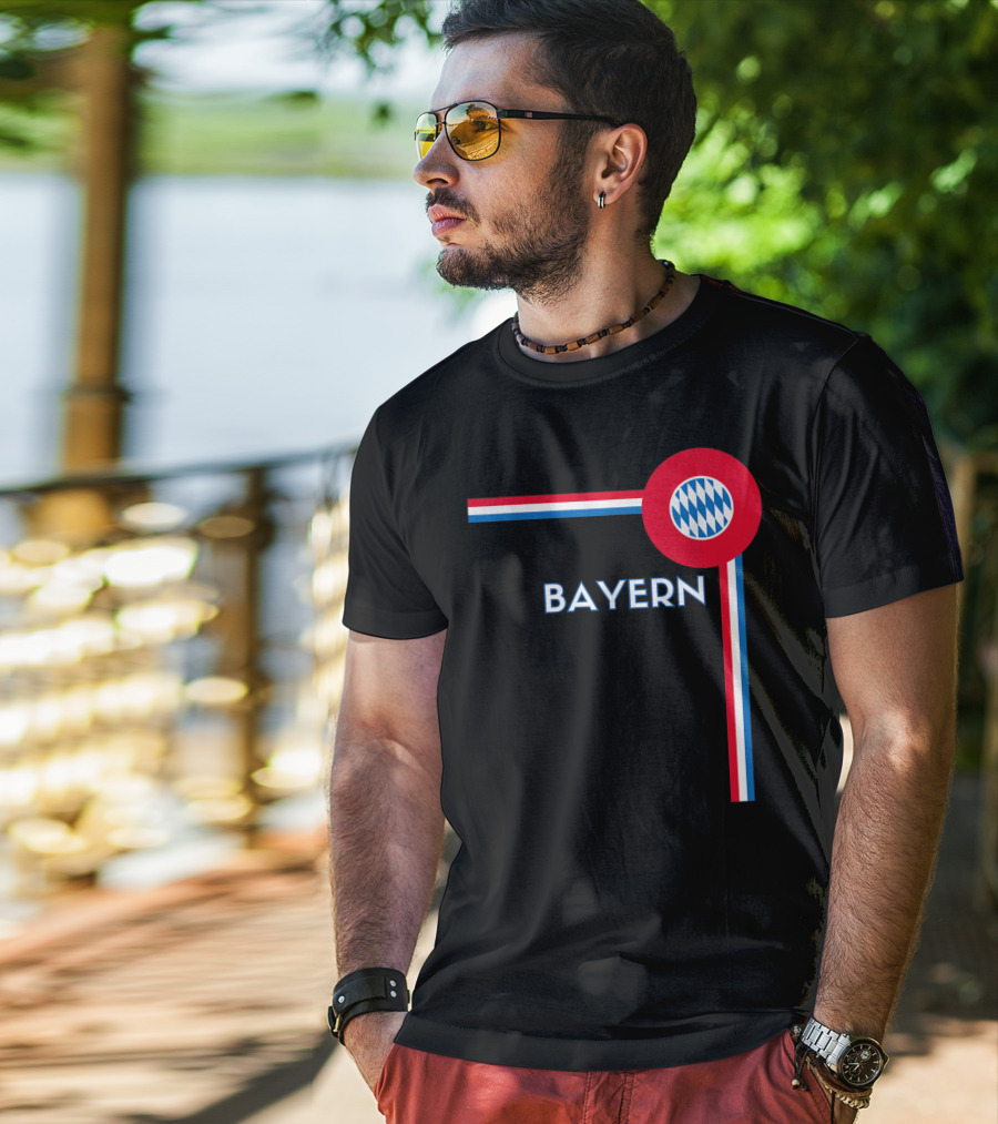 Bayern Munich Soccer FC Styled Spin Sports T-Shirt