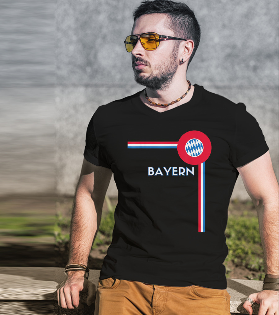 Bayern Munich Soccer FC Styled Spin Sports T-Shirt
