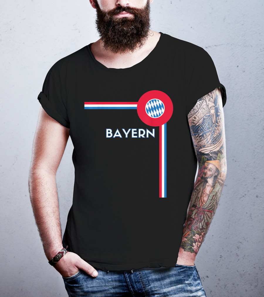 Bayern Munich Soccer FC Styled Spin Sports T-Shirt