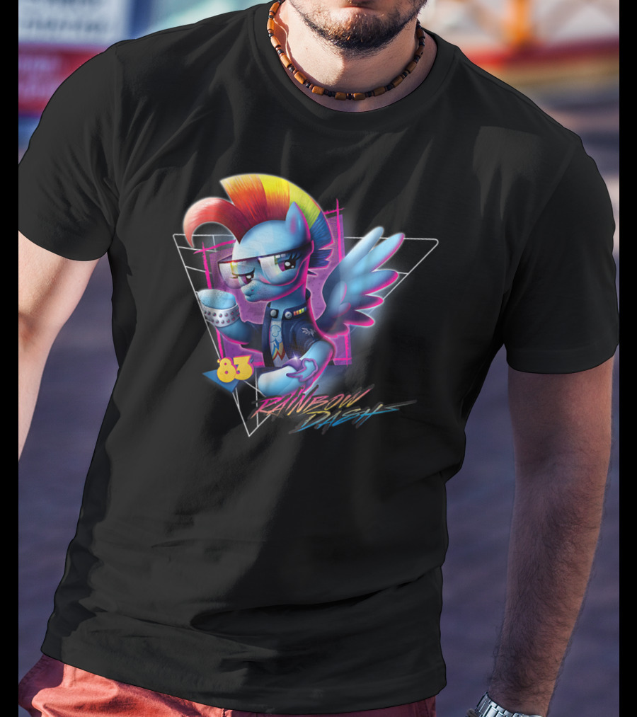 My Little Pony Rainbow Dash 83 Retro 80's T-Shirt