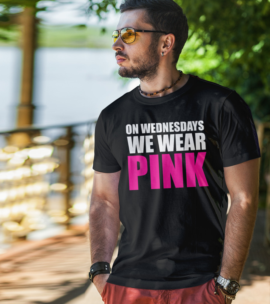 On Wednesdays We Wear Pink Mean Girls Reference T-Shirt