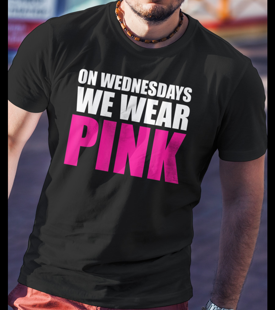 On Wednesdays We Wear Pink Mean Girls Reference T-Shirt