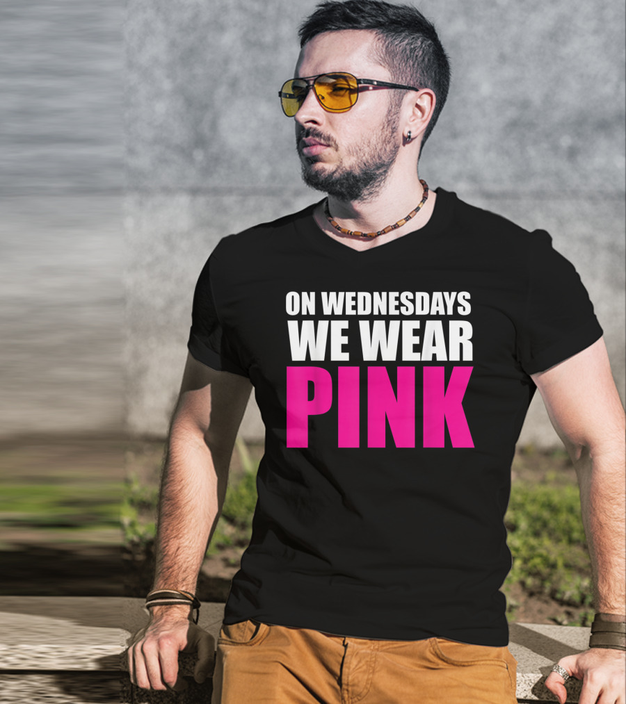 On Wednesdays We Wear Pink Mean Girls Reference T-Shirt