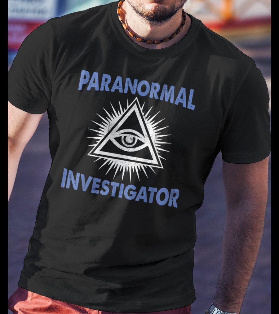 Paranormal Investigator All-Seeing Eye Pyramid T-Shirt